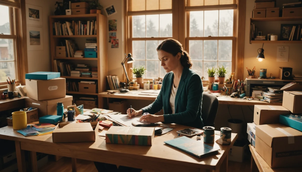 travailler à domicile emballage