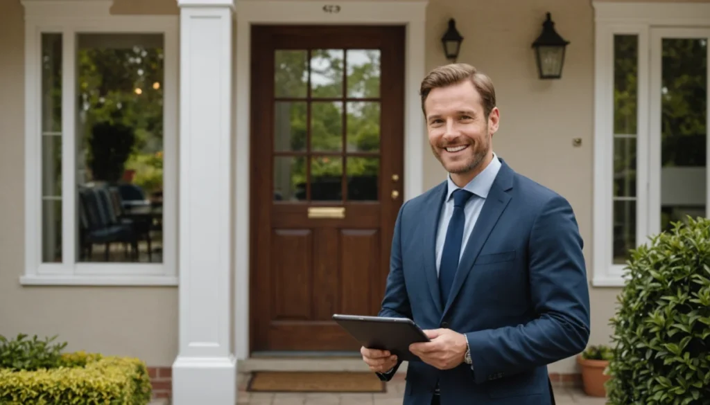vendeur en porte a porte