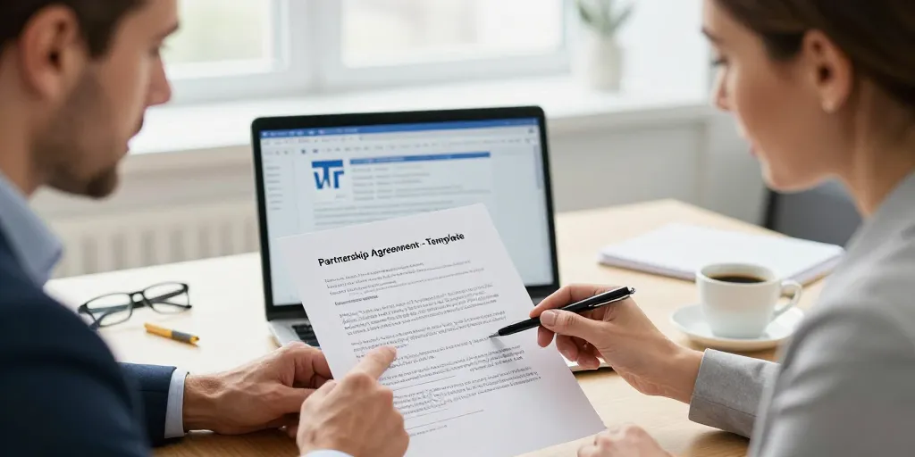 Modèle contrat de partenariat : le document Word prêt à personnaliser ?