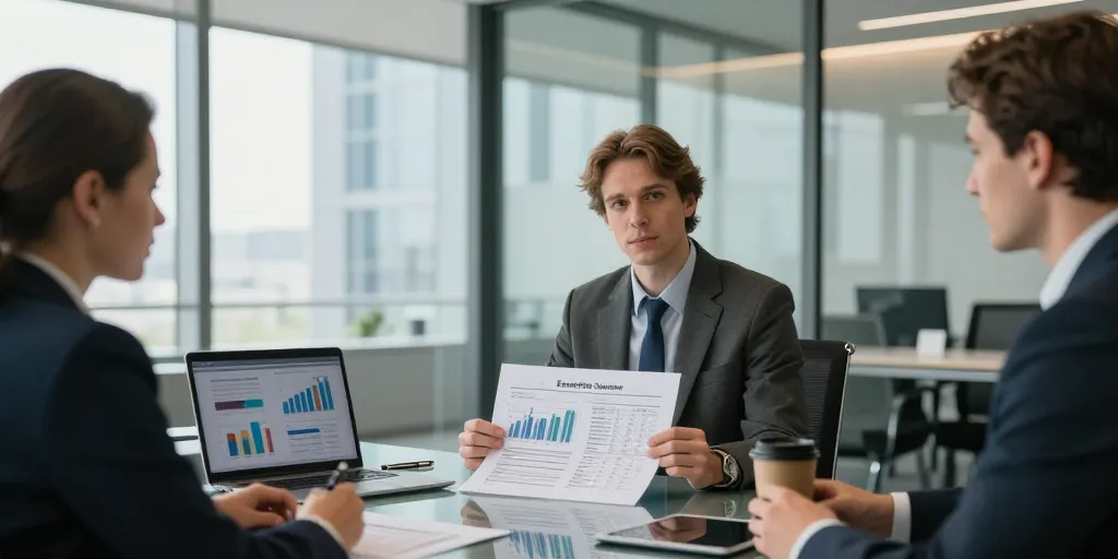 présenter un business plan