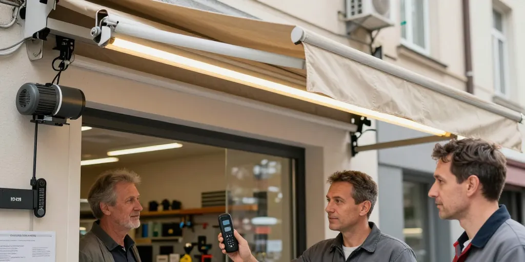 Store banne pour commerce : le motorisé ou le manuel, quelle option choisir?