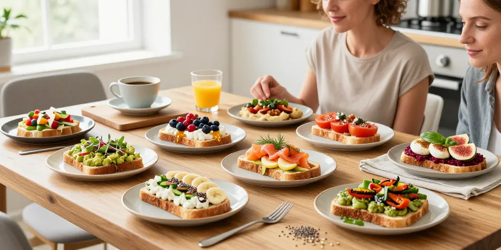 Tartine : les 10 idées rapides pour un petit-déjeuner sain