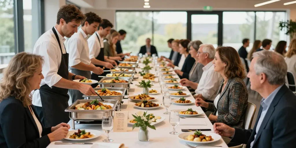 Combien coûte un traiteur pour 50 personnes selon le format choisi ?