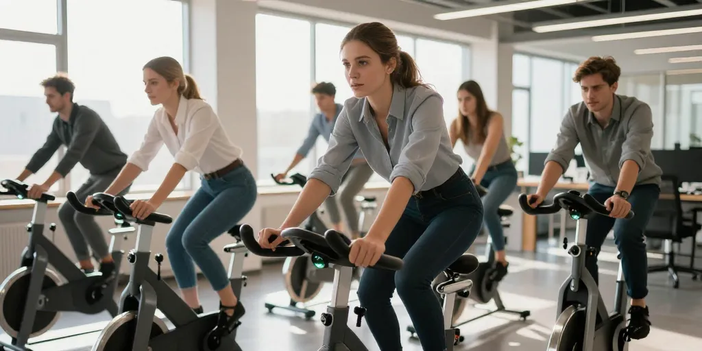 Entreprises, luttez contre la sédentarité avec des vélos générateurs d’électricité !