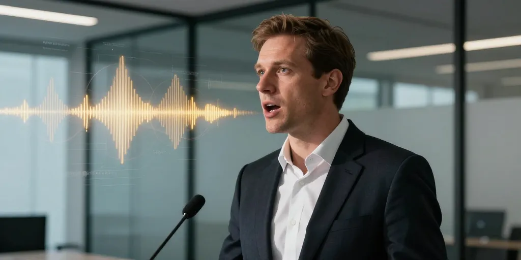 La voix comme logo sonore : l'empreinte acoustique du leadership