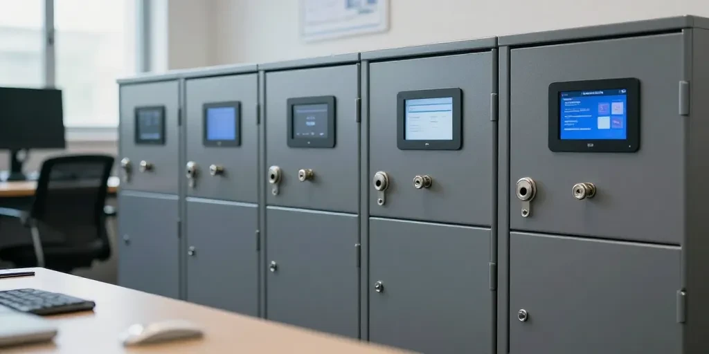 Serrure pour casier : comment les environnements professionnels passent des clés aux systèmes connectés